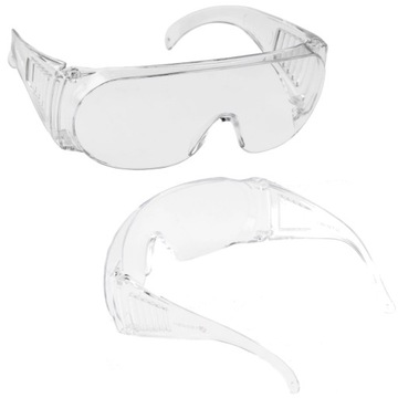 Gogle Okulary Ochronne Robocze Bezbarwne Transparentne Hoegert