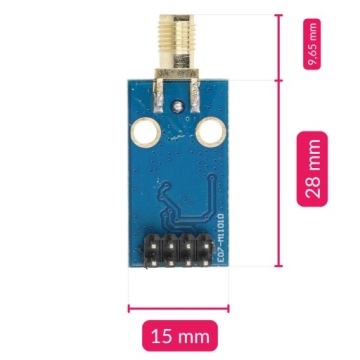 Модуль радиопередатчика-приемника CC1101 433 МГц с антенной