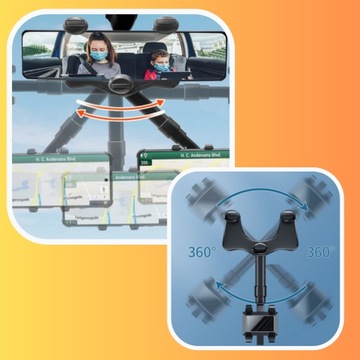 ДЕРЖАТЕЛЬ ТЕЛЕФОНА ДЛЯ ЗЕРКАЛА ЗАДНЕГО ВИДА АВТОМОБИЛЯ