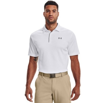 Koszulka Polo męska Under Armour Tech 1290140 Biała r. XXL