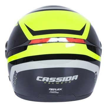 КЛАССИЧЕСКИЙ СВЕТОДИОДНЫЙ МОТОШЛЕМ CASSIDA XS СВЕТООТРАЖАЮЩИЙСЯ