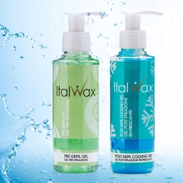 6x ВОСК для депиляции ItalWax В РУЛОНЕ + полоски + гель