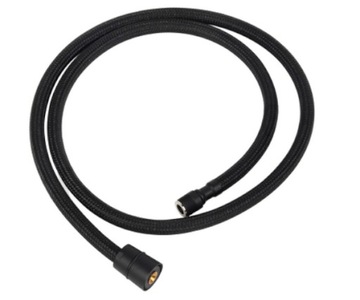 Wąż do baterii z wyciąganą wylewką L-120 cm czarny