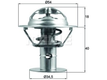 TERMOSTAT MAZDA MPV II 2.5 3.0 TRIBUTE CX-9 3.7 VW SCIROCCO III MK3 2.0