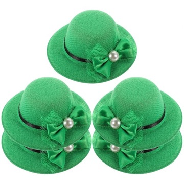 шляпа святого Шапки ко Дню Святого Патрика Зеленая шляпа-котелок своими руками