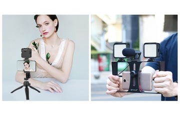 PULUZ СВЕТОДИОДНАЯ ЛАМПА ДЛЯ КАМЕРЫ PU529B ПЛАСТИКОВАЯ 3ВТ ФОТОЛАМПА