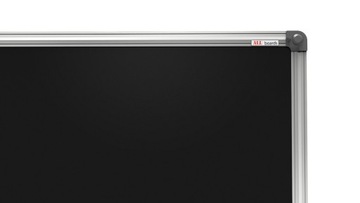 Доска меловая магнитная черная 120х90, алюминиевая рама + подарки