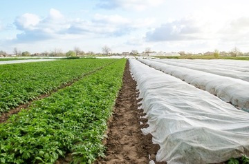 ТКАНЬ ФЛЕНКЕТАННАЯ АГРО САДОВАЯ ТКАНЬ НЕТКАНАЯ 1,1 х 10 М ВЕСНА БЕЛАЯ 17г