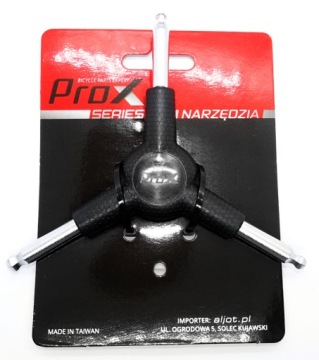 Велосипедный ключ PROX Тройник с внутренним шестигранником 4/5/6 мм, тип Y