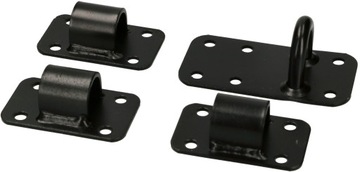 ЗАЩЕЛКА ДЛЯ ГАРАЖНЫХ ВОРОТ С НАВЕСНЫМ ЗАМКОМ 340