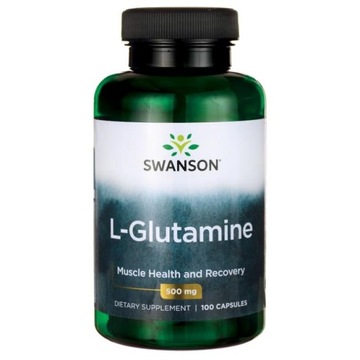 SWANSON L-GLUTAMINA 500mg ODPORNOŚĆ Jelita Mózg