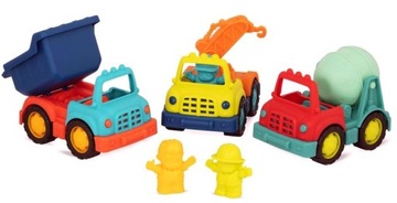 Pojazdy Budowlane z kierowcami 3 szt. B.Toys