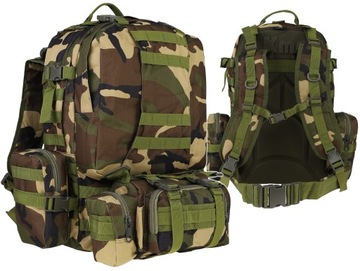 PLECAK MĘSKI TAKTYCZNY DOMINATOR 50L WOODLAND