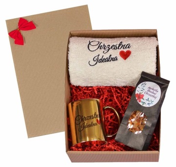 PREZENT PODZIĘKOWANIE DLA MATKI CHRZESTNEJ KOMUNIA ŚWIĘTA CHRZEST IHS