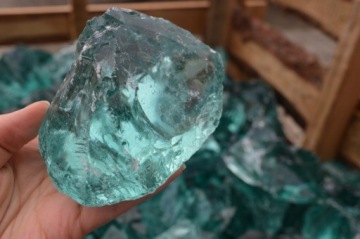 СТЕКЛОБЛОКИ БИРЮЗОВЫЙ КАМЕНЬ СТЕКЛО ДЛЯ ГАБИОНОВ 10к