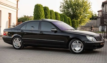 Mercedes Klasa S W220 Sedan 5.5 V12 (600) L 500KM 2003 Mercedes-Benz Klasa S S600L V12 500KM Navi Xeo..., zdjęcie 2