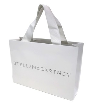Papierowa torba na zakupy biała 32x22x10 cm 10 sztuk Stella Mc Cartney