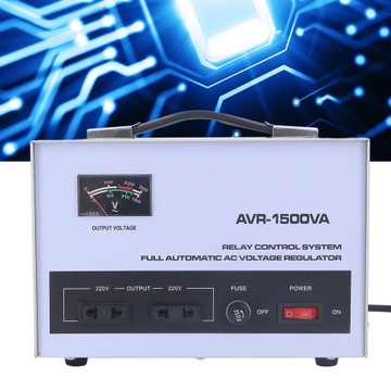 Однофазный регулятор напряжения, автоматический понижающий трансформатор 1500 Вт