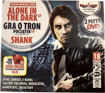 ALONE IN THE DARK SHANK płyty bdb+ PL PC