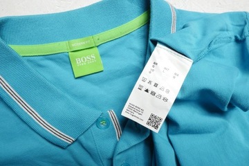 Hugo Boss Green Polo koszulka modern fit męska L