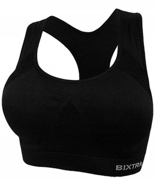 3x BIUSTONOSZ SPORTOWY PUSH UP usztywniany TOP M/L