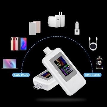 Двунаправленный USB-тестер тока типа C