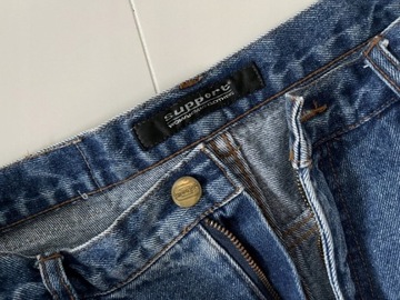 SUPPORT SPODENKI szorty jeans __38 40 M L