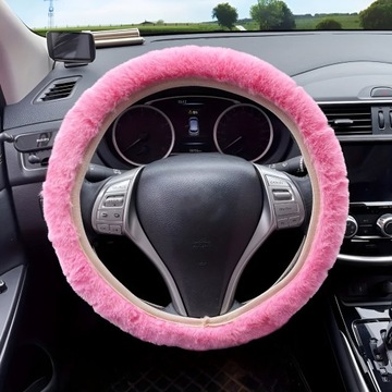 МЕХОВОЙ ЧЕХОЛ НА РУЛЬ ЖЕНСКИЙ ДЛЯ МЕХОВОГО КОМПЛЕКТА АВТОМОБИЛЯ