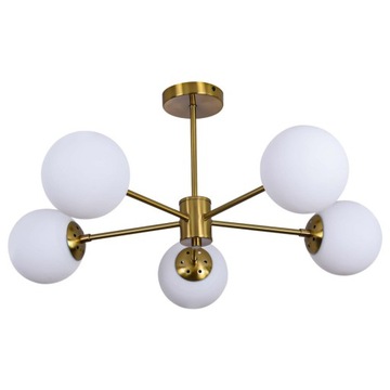 Light Prestige Roma 5 wisząca złota