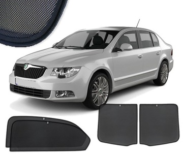 Zasłonki dedykowane Skoda Superb 2 II (2008-2015)