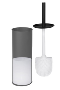 Ершик для унитаза, черная подставка