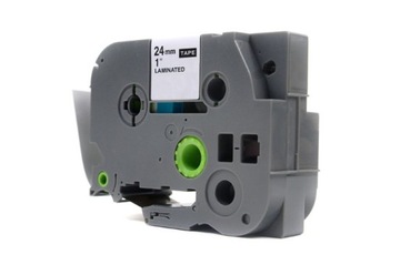 Taśma do Brother Czarny na Żółtym 24mm*8m TZeFX651