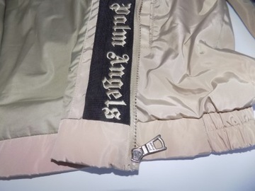 PALM ANGELS КРАСИВАЯ, МОДНАЯ БЕЖЕВАЯ КУРТКА XL