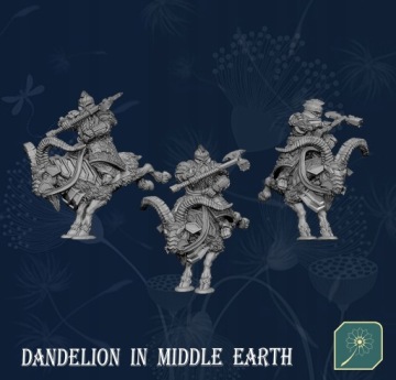 Гномьи овечьи всадники x5 - DIME - Minifaction