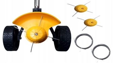 PODKASZARKA KOSA AKUMULATOROWA KÓŁKACH + 2 BATERIA ZESTAW