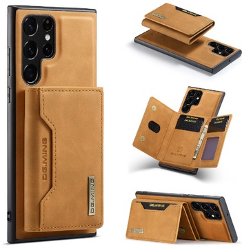 Etui Skórzane Case z portfelem magnetycznym do Samsung Galaxy S22 Ultra