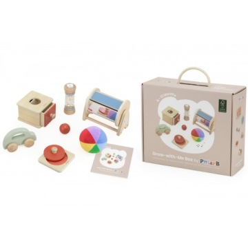 Viga Toys Sada vzdělávacích hraček Krabička Box od 6 měsíců do 12 měsíců