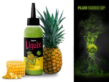 Fluo dip smużący D SNAX LiquiX 100ml Delphin Ananas - Kukurydza