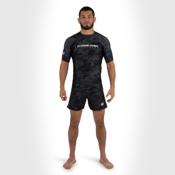 Мужской рашгард для ММА BJJ черный HAVOC M