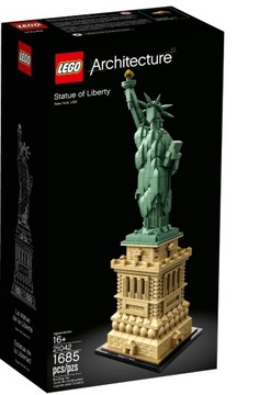 KLOCKI LEGO ARCHITECTURE 21042 STATUA WOLNOŚCI PREZENT NA ŚWIĘTA DO BIURA