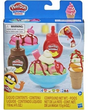 PLAY DOH CIASTOLINA ZESTAW DO ROBIENIA LODÓW LODY