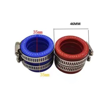 Карбюратор мотоцикла Силиконовый адаптер Впускной коллектор карбюратора оранжевый