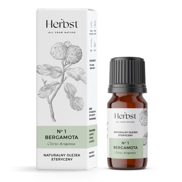 Olejek eteryczny bergamotowy aromaterapia 10ml butelka