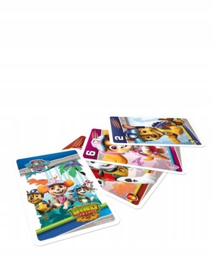 Czarny Piotruś i Memo. Psi Patrol. Gra karciana