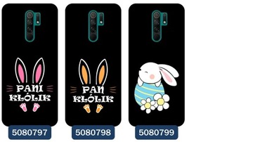 Чехол для Xiaomi Redmi 9 с пасхальными узорами из курицы
