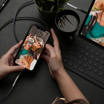 Углеродный USB-кабель USB-C, 18 Вт, Android Auto | 100 см