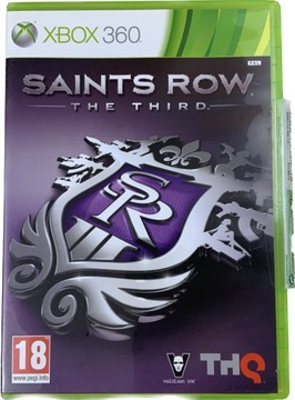 SAINTS ROW THE THIRD 3 dysk ideał- cib PL XBOX 360