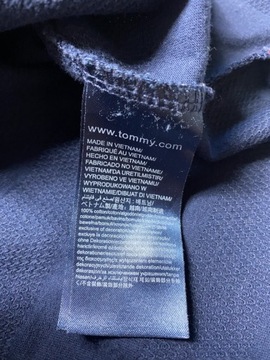 Tommy Hilfiger ORYGINALNE bawełniane granatowe POLO rozmiar L