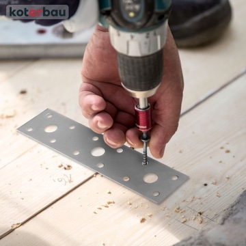 PŁYTKA PERFOROWANA ŁĄCZNIK CIESIELSKI PŁASKI OCYNKOWANY 150x35MM PŁASKOWNIK