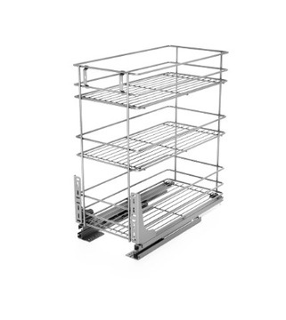 Kosz CARGO 40 NOMET NISKI 3 półki CHROM